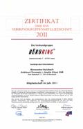 Zertifikat Büroring