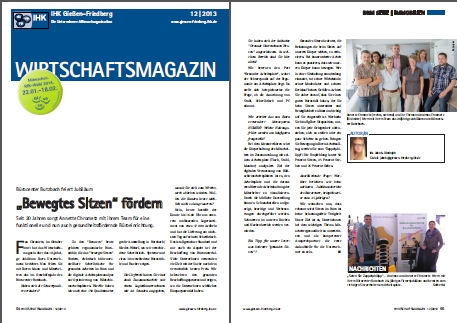 Interview zum bewegten Sitzen mit Annette Chrometz