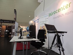 Aktionsfläche active office auf der Fibo2014