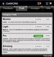 Meine Einstellungen CtrlWork
