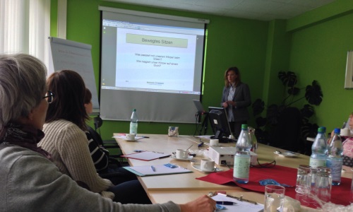 Workshop zum richtigen und gesunden Sitzen